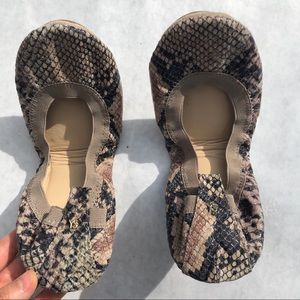 Yosi Samra snakeskin ballet flats never worn